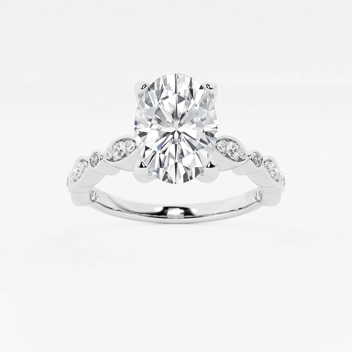 Title: Oval Cut Solitaire Engagement Ring