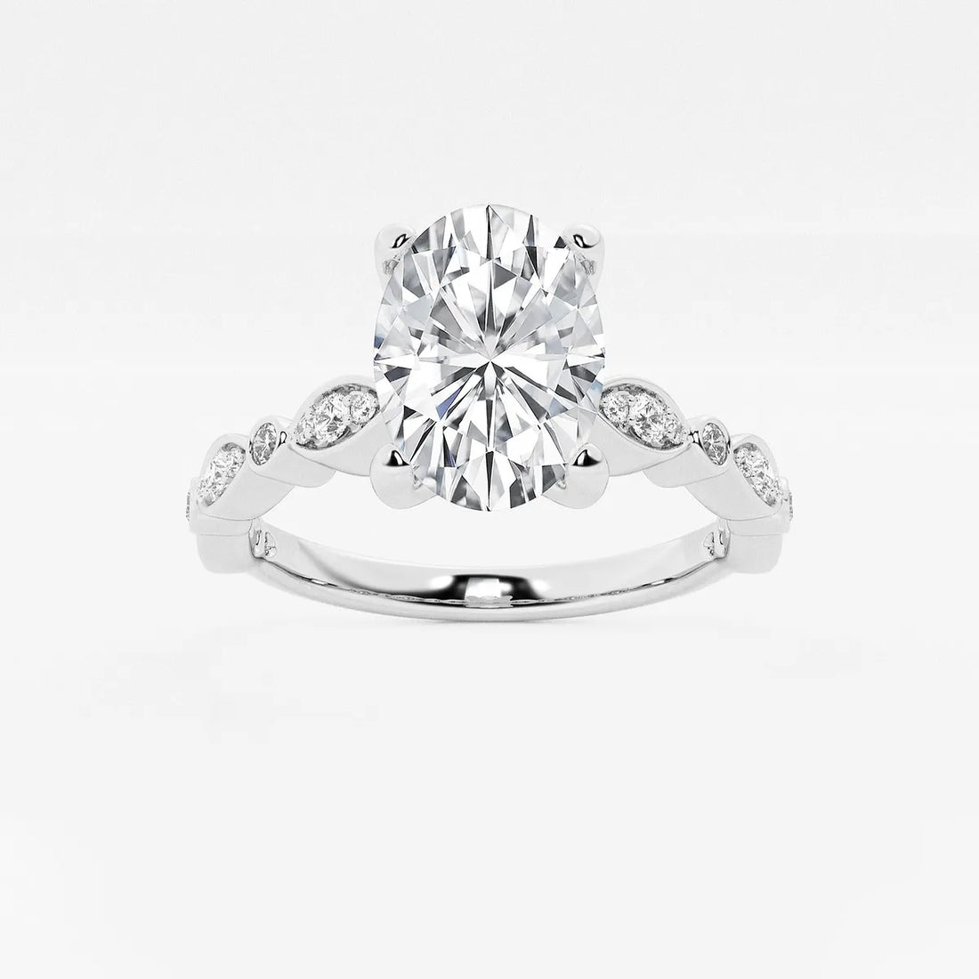 Title: Oval Cut Solitaire Engagement Ring