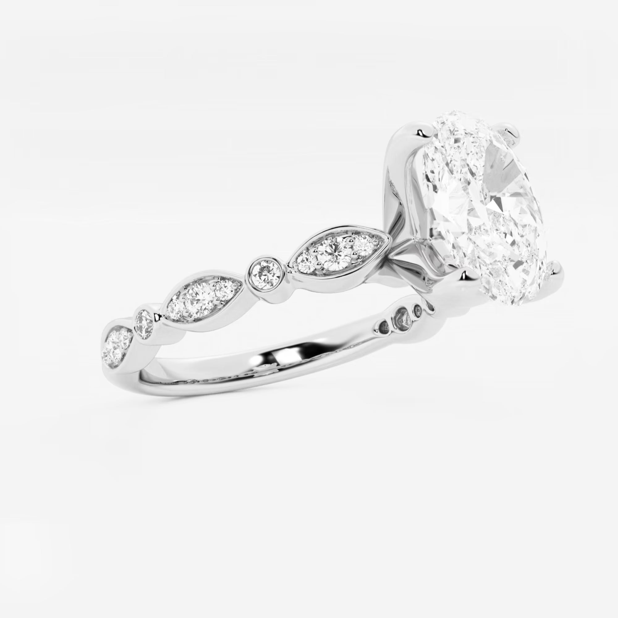 Title: Oval Cut Solitaire Engagement Ring
