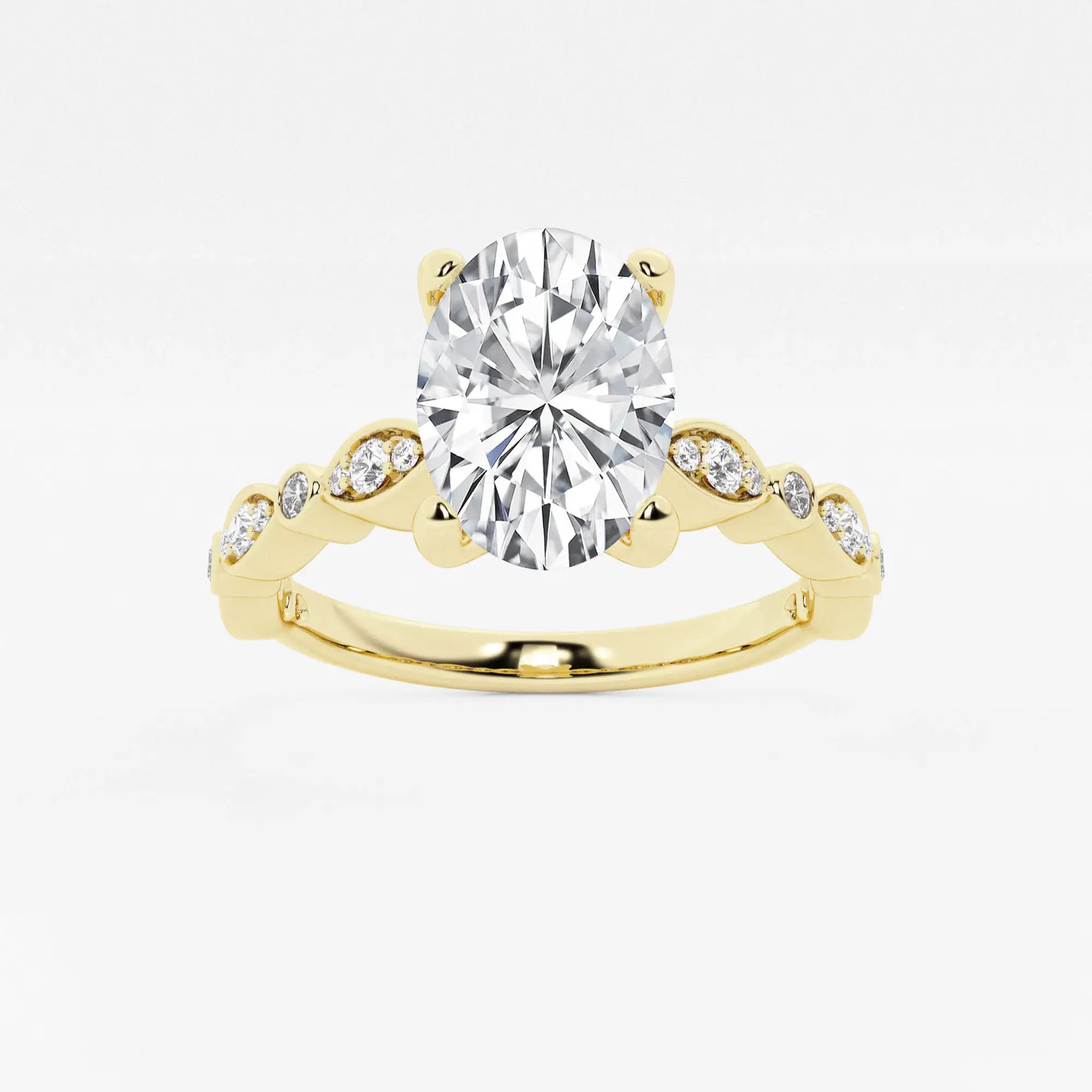 Title: Oval Cut Solitaire Engagement Ring