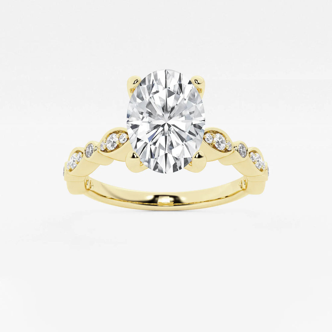 Title: Oval Cut Solitaire Engagement Ring