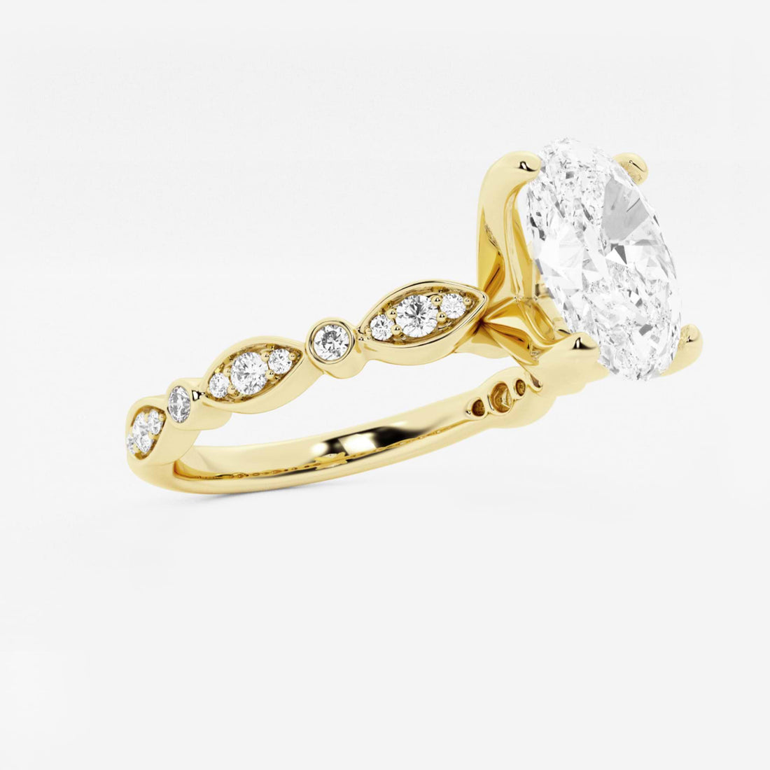 Title: Oval Cut Solitaire Engagement Ring