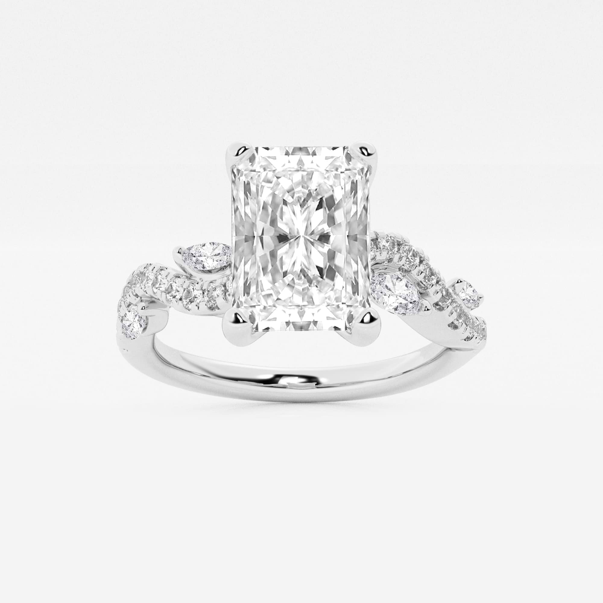 Virella Diamond Marquise Vine-Inspired Engagement Ring