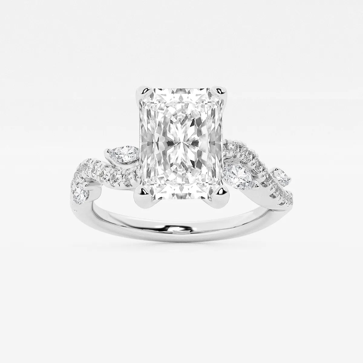Virella Diamond Marquise Vine-Inspired Engagement Ring