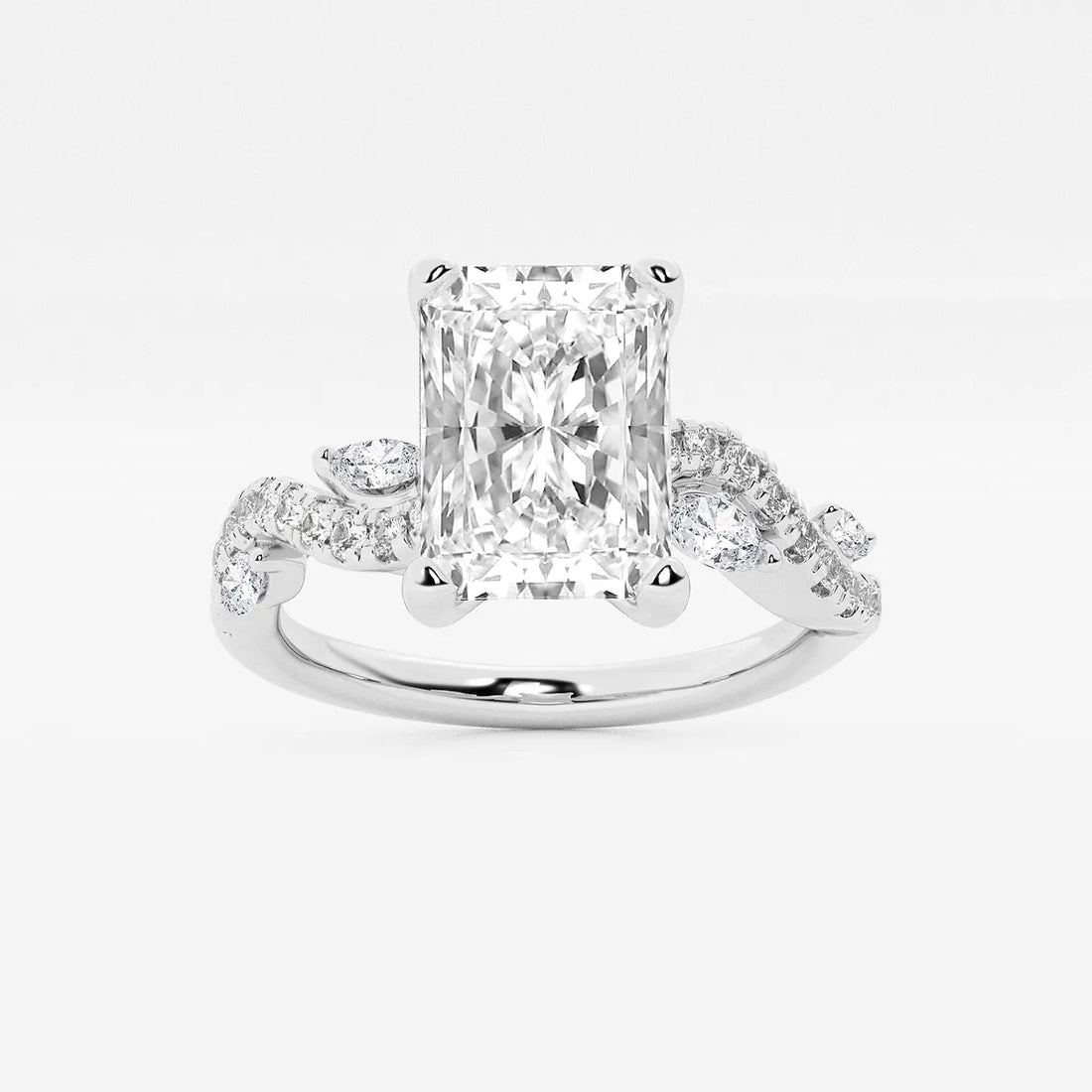Virella Diamond Marquise Vine-Inspired Engagement Ring