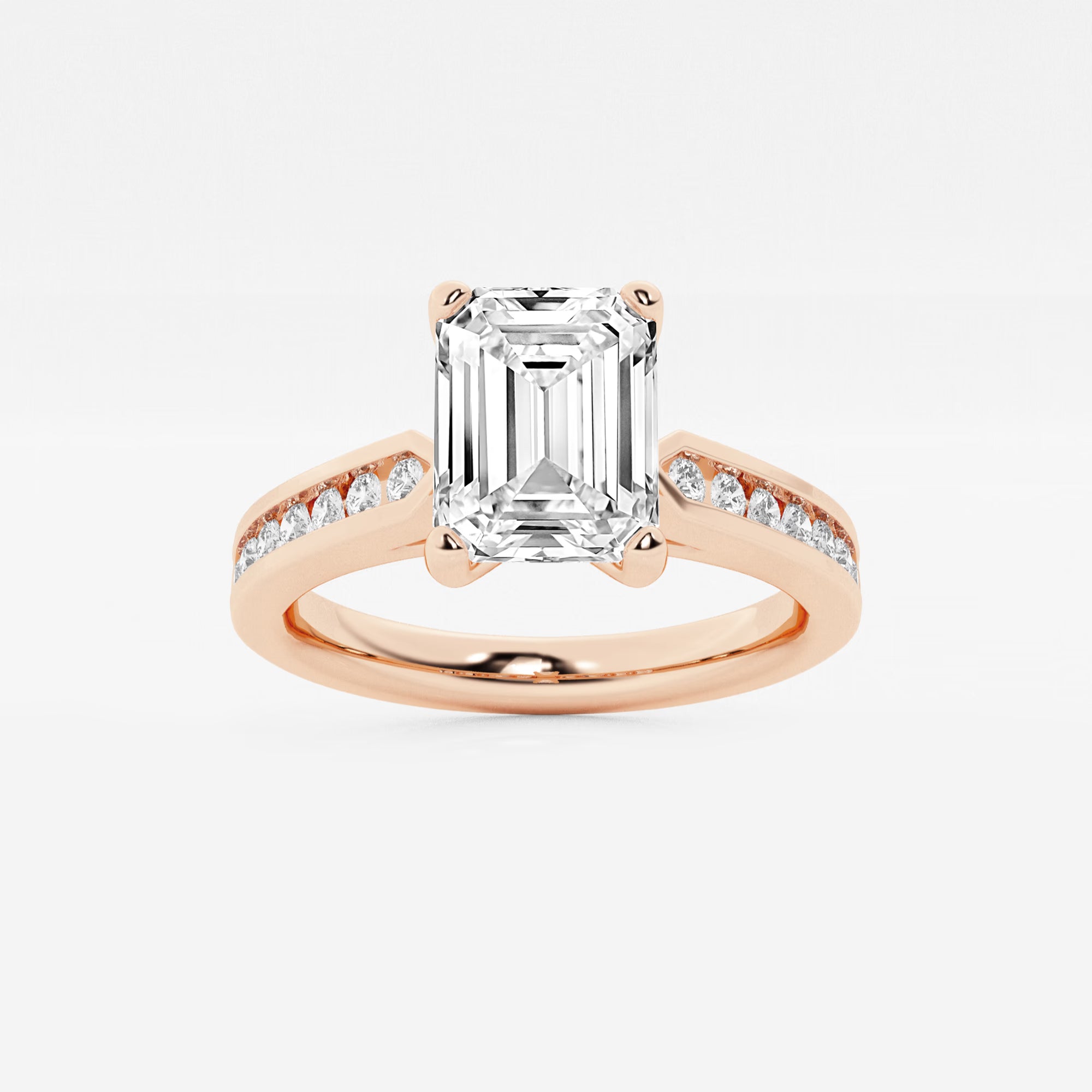 Emerald Cut Solitaire Engagement Ring