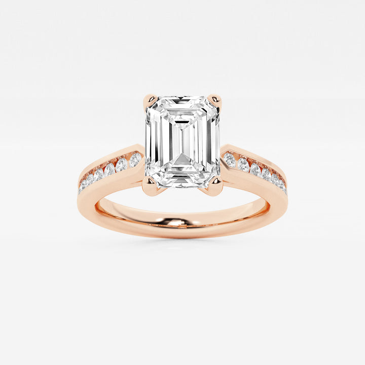 Emerald Cut Solitaire Engagement Ring