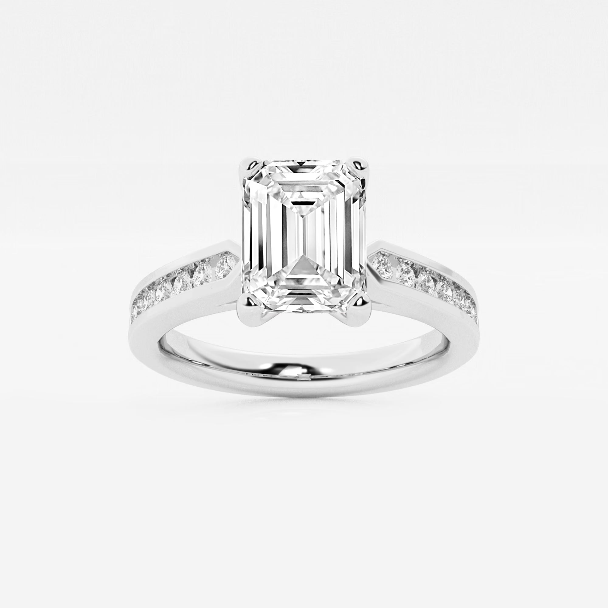 Emerald Cut Solitaire Engagement Ring