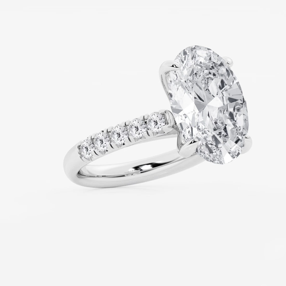 Title: Oval Cut Solitaire Engagement Ring